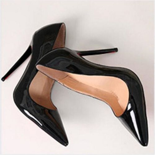 Talons Hauts De 10cm Pour Femme -Cuir Brillant